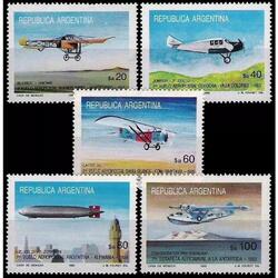Argentina '85 - Aviones - Serie Mint - Gj 2197-2201