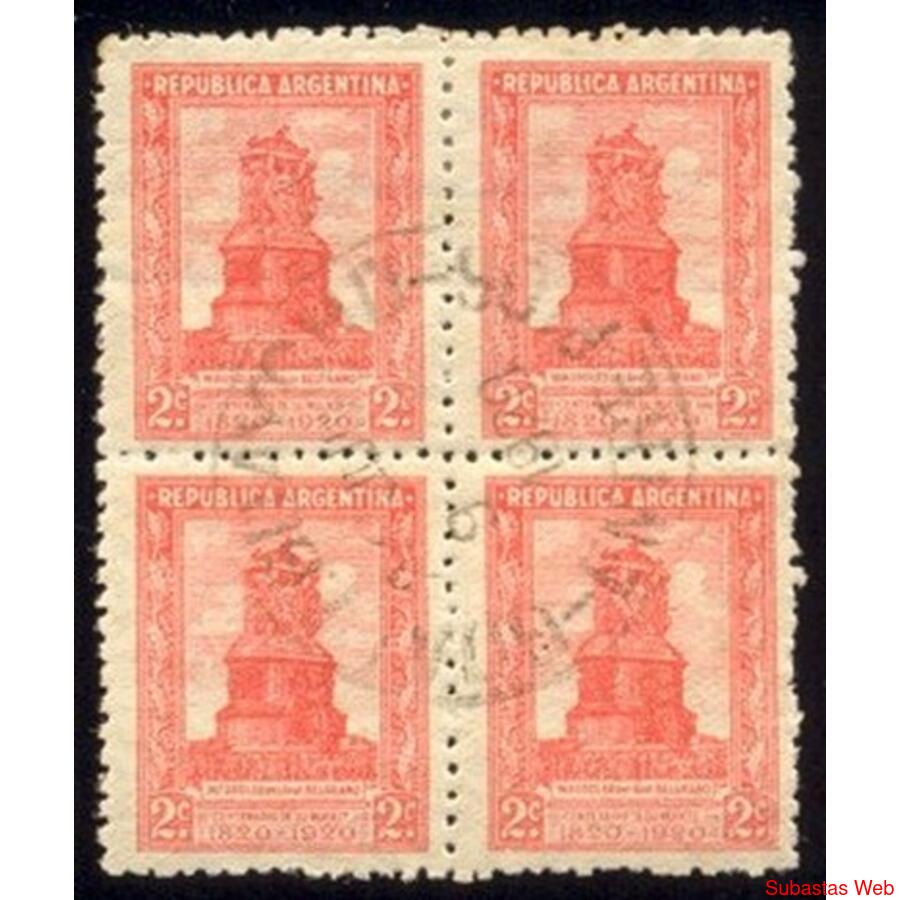 ARGENTINA JG520 BELGRANO CUADRO MATASELLO PLENO GUALEGUAYCHÚ