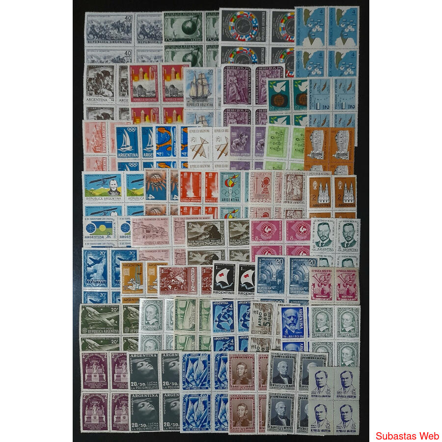 ARGENTINA. ESPLENDIDO CONJUNTO DE 48 CUADROS NUEVOS. MIRAR!!