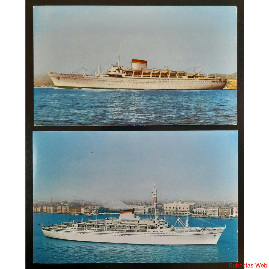 ITALIA. TRANSATLÁNTICOS *CRISTOFORO COLOMBO & GIULIO CESARE*