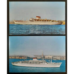 ITALIA. TRANSATLÁNTICOS *CRISTOFORO COLOMBO & GIULIO CESARE*