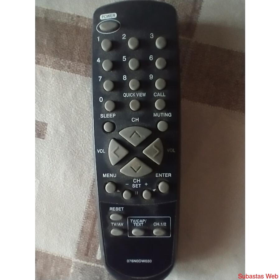 CONTROL REMOTO 076N0DW030 PARA TV JVC 2775 DIRECTO PARA TELE