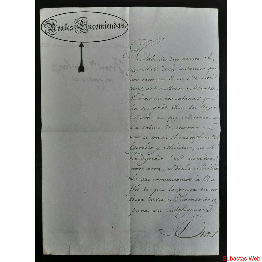 ESPAÑA, MADRID 1883 ESPECTACULAR *REALES ENCOMIENDAS* LUJO!!