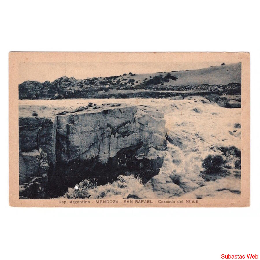 ARGENTINA. Mendoza. San Rafael. Cascada del Nihuil.