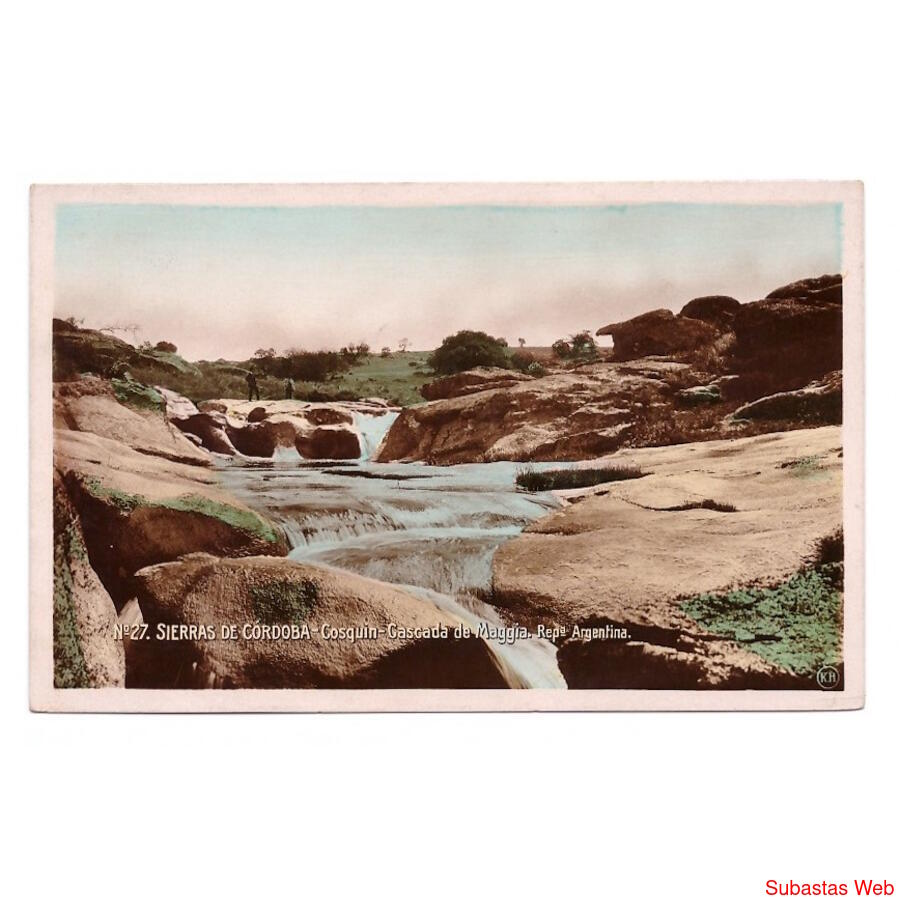 ARGENTINA. Sierras de Córdoba. Cosquín. Cascada de Maggia.