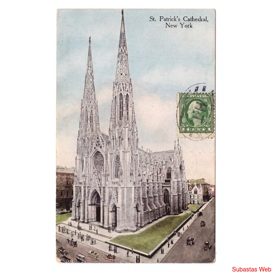 USA. New York. St. Patrick's Cathedral. 1914.