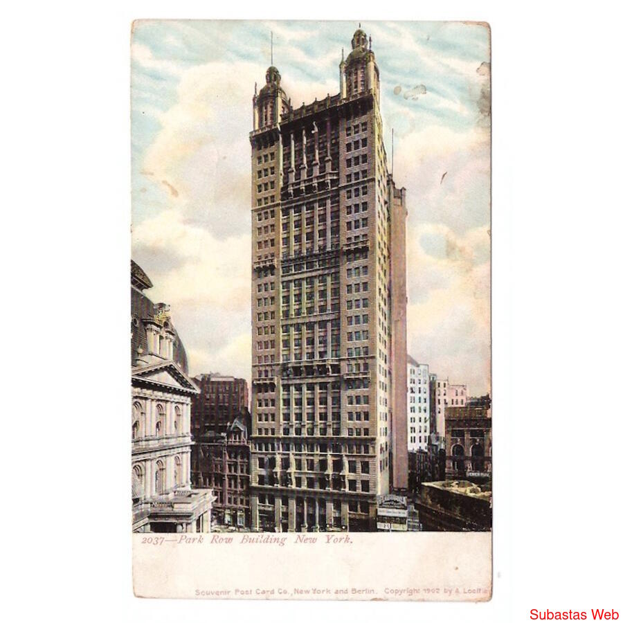 USA. New York. Park Row Building. 1902.