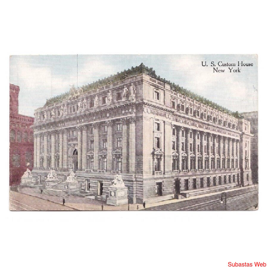 USA. New York. U. S. Custom House. 1913.