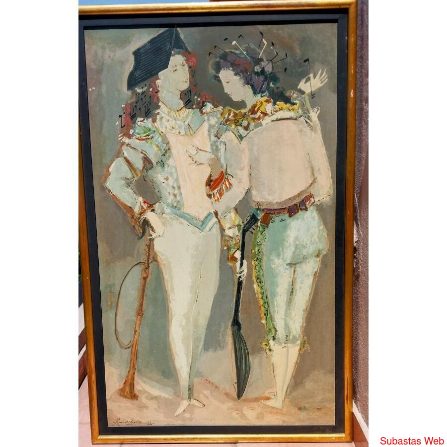 Raul Soldi.  Oleografía.  Original.