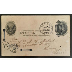 USA. LOTE DE 5 ANTIQUÍSIMAS TARJETAS CIRCULADAS. MIRAR!!