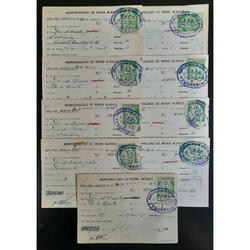 1950 BAHÍA BLANCA RECIBOS HISTÓRICOS DEL Sr *LEÓN DE IRAETA*