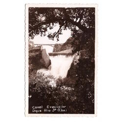 ARGENTINA. Córdoba. Canal Evacuador Dique Río Tercero.