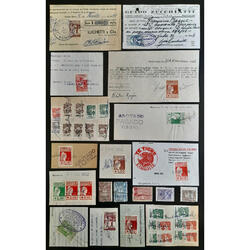 ARGENTINA FANTÁSTICO LOTE DE MUCHOS ANTIGUOS SELLOS FISCALES