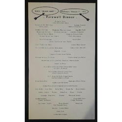 TRANSATLÁNTICO QUEEN MARY ANTIGUO MENÚ ORIGINAL DE DESPEDIDA