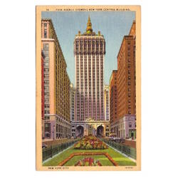 USA. New York City. Park Avenue showing New York Central Bui