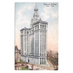 USA. New York. Municipal Building.