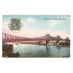 USA. New York. Queensboro Bridge. 1909.