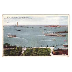 USA. New York Harbor from the Battery.