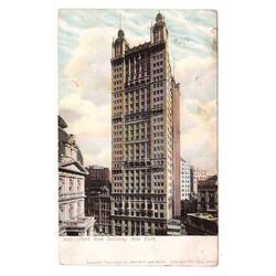 USA. New York. Park Row Building. 1902.