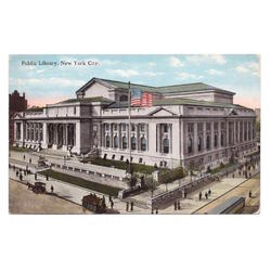 USA. New York City. Public Library.
