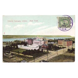 USA. New York. Columbia University. 1909.