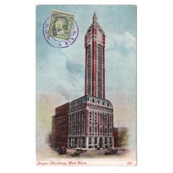 USA. New York. Singer Building. 1909.