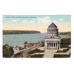 USA. New York City. Grant's Tomb and Palisades. 1911.