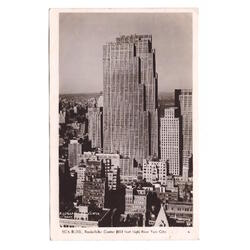 USA. New York City. RCA Building. Rockefeller Center. 1941.