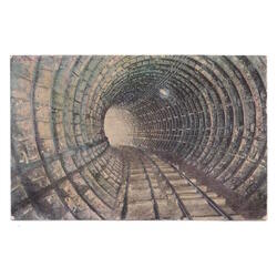 USA. New York. Hudson River Tunnel Curve.