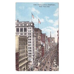 USA. New York City. Fifth Avenue above 42nd Street.