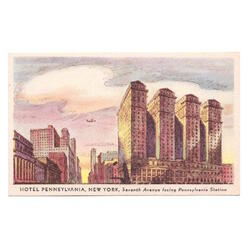 USA. New York. Hotel Pennsylvania. Seventh Avenue facing Pen