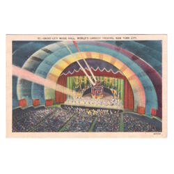 USA. New York City. Radio City Music Hall, world's largest t