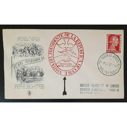 ARGENTINA 1953 VISTOSO SOBRE VISITA DEL PRESIDENTE DE CHILE!