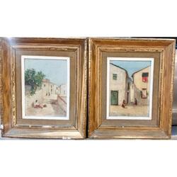 Jose Tormo.  Par de óleos.  Originales.