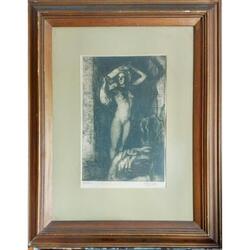 Alfredo Guido.  Aguafuerte.  Original.