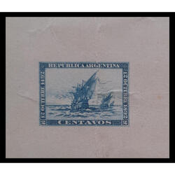 ARGENTINA GJ135 NOTABLE FRAGMENTO DEL CUÑO DE CARLES. MIRAR!