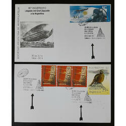 TARJETA CONMEMORATIVA DEL 1er VUELO DEL *GRAF ZEPPELIN* LUJO