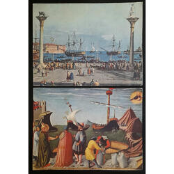 2 ANTIGUOS MENUES DEL TRANSATLÁNTICO *FEDERICO "C"*