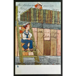 ARGENTINA. 1909 MUY ANTIGUA TARJETA POSTAL CÓMICA. RELIQUIA!