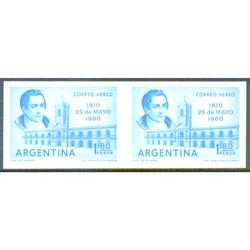 ARGENTINA GJ1170 Rev. MAYO PAREJA SIN DENTAR ENSAYO COLOR