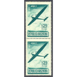 ARGENTINA GJ848 AÉREO PAREJA MINT CON DOBLE VARIEDAD !!!