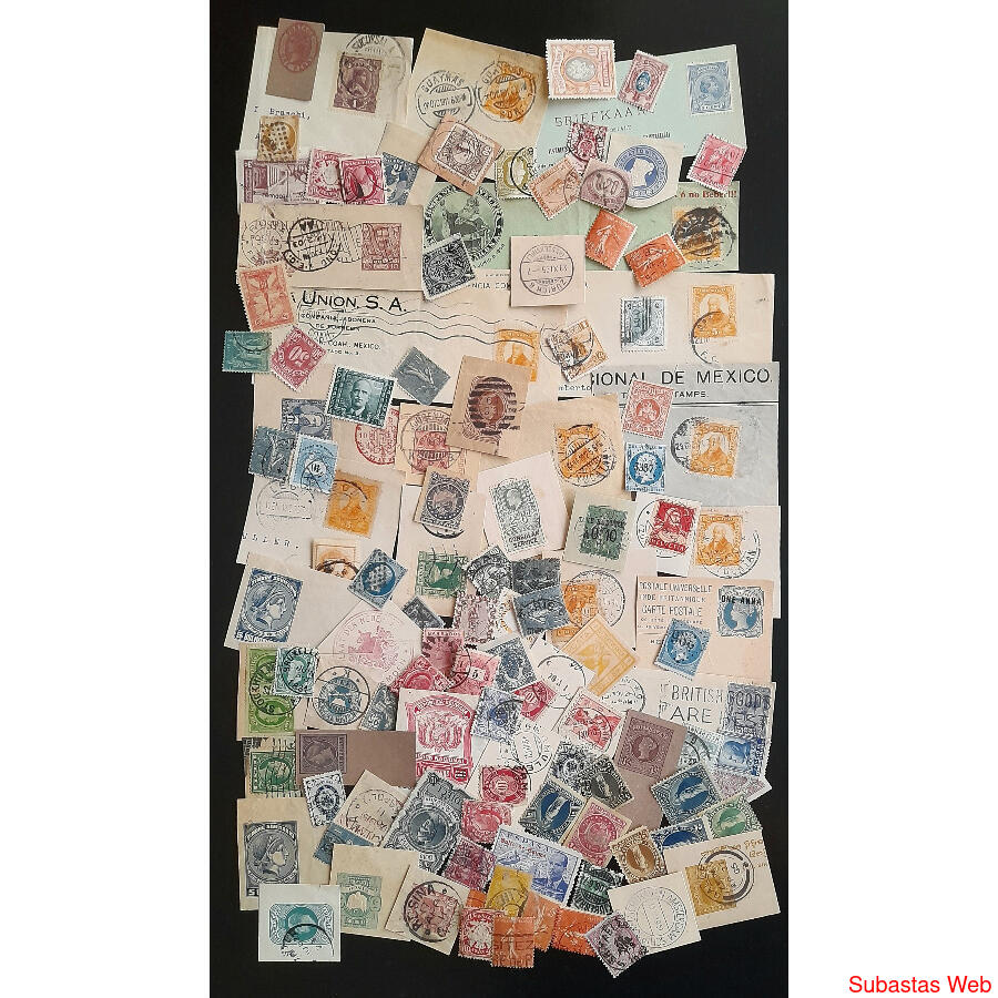 UNIVERSALES. ESPLENDIDO LOTES DE MUY ANTIGUAS ESTAMPILLAS!!!