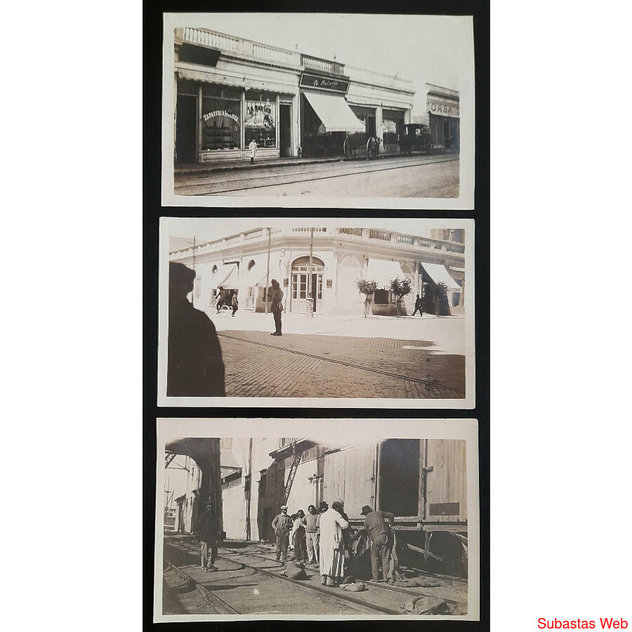 BAHÍA BLANCA ALUCINANTE LOTE DE 9 ANTIGUAS POSTALES. LUJO!!!