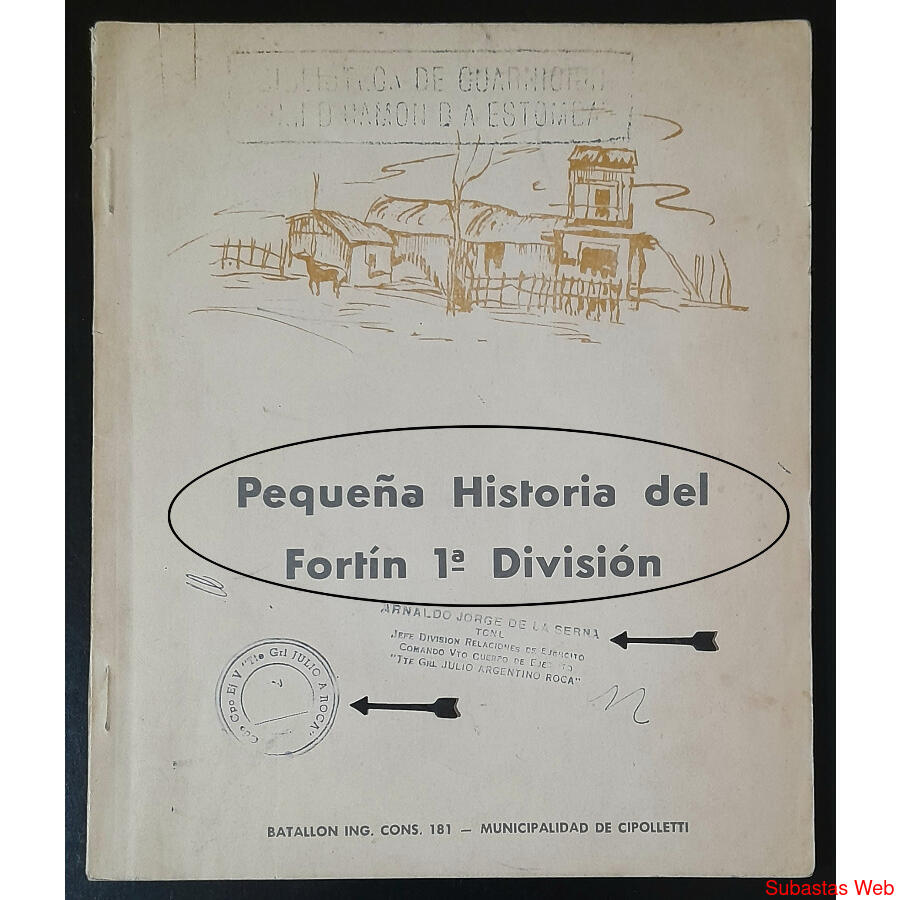 LIBRO ** PEQUEÑA HISTORIA DEL FORTÍN 1era DIVISIÓN**  LUJO!!