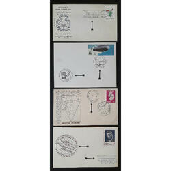 ARGENTINA LOTE MIXTO DE 4 VIEJOS y ESCASOS SOBRES ESPECIALES