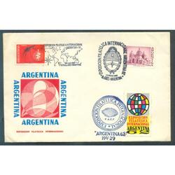 ARGENTINA LUJOSO SOBRE CON VIÑETA DE LA EXPO ARGENTINA 1962!