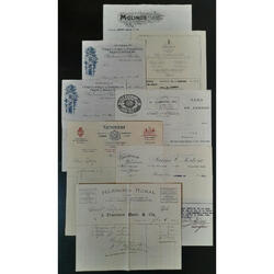 ARGENTINA 16 ANTIQUÍSIMOS ÍTEMS DE PAPEL. LOTE INIGUALABLE!!