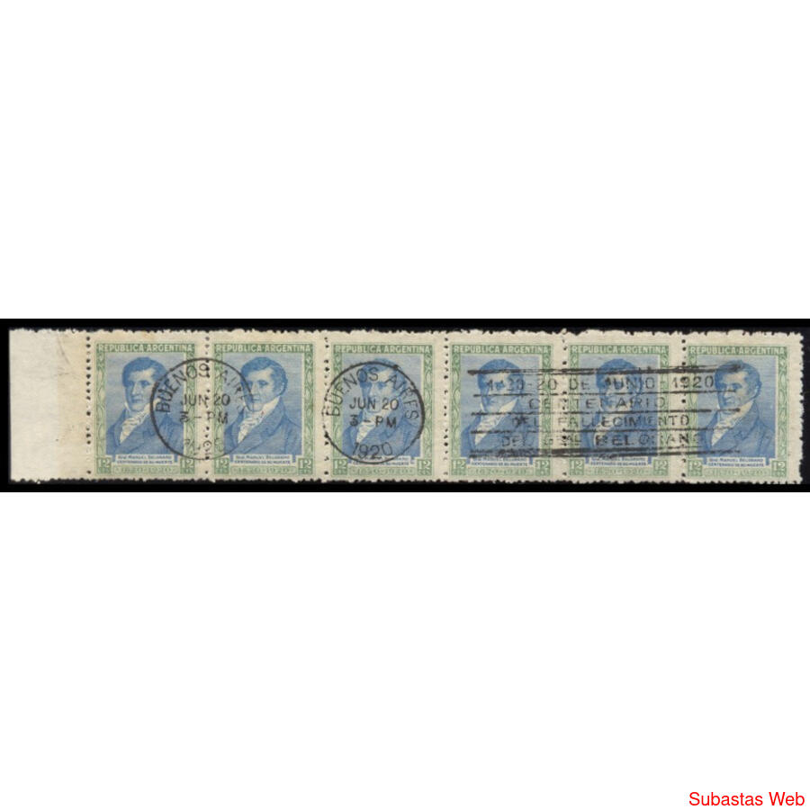 ARGENTINA GJ522 BELGRANO GRAN PIEZA DE COLECCIÓN. FABULOSA!!