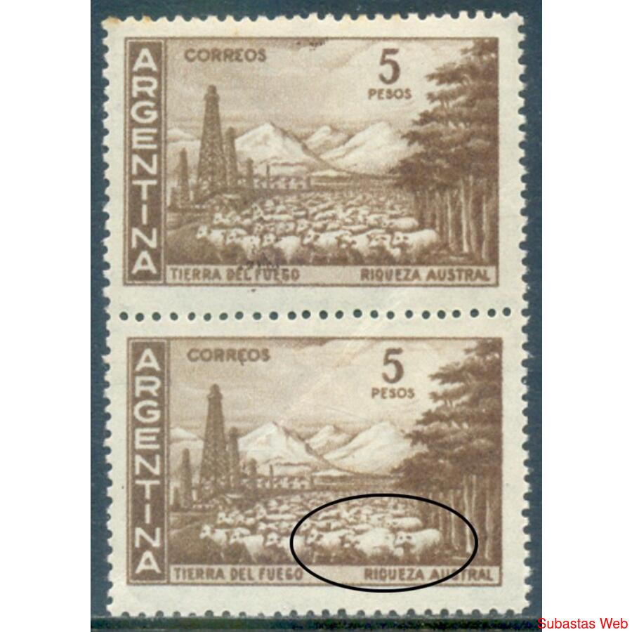 ARGENTINA GJ415 PAREJA VARIEDAD KNEITSCHEL y KLASS. RAREZA!!