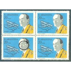 ARGENTINA GJ1423 CUADRO MINT CON VARIEDAD POSIBLEMENTE ÚNICA